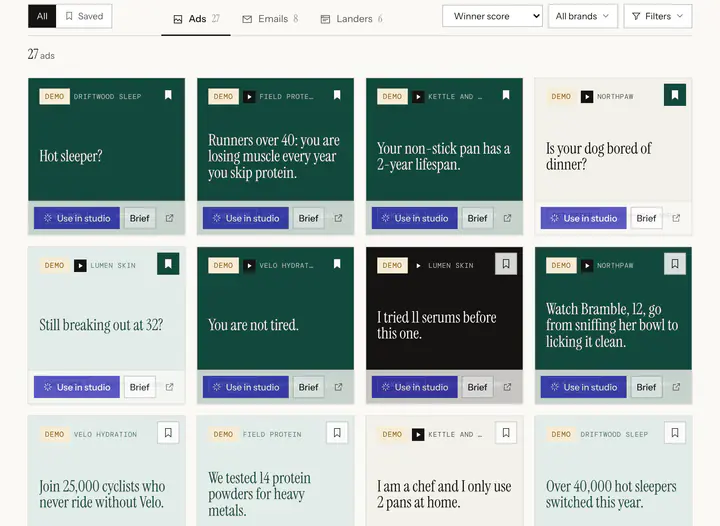 CTRL Templates: proven ad formats ready to use in the studio