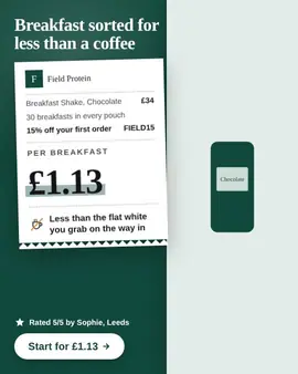 Price per day receipt, shown with a sample brand